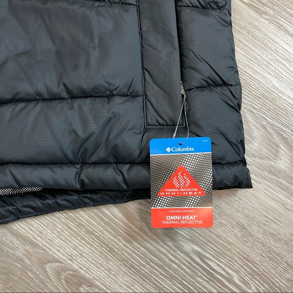 Columbia Men's Lightweight Fivemile Butte Hooded Jacket Black XX-Large Omniheat - Picture 3 of 6